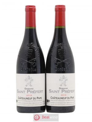 Châteauneuf-du-Pape Saint-Préfert Isabel Ferrando  2019 - Lot of 2 Bottles