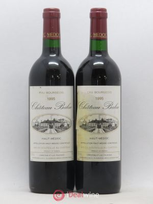 Château Balac Cru Bourgeois  1995 - Lot of 2 Bottles