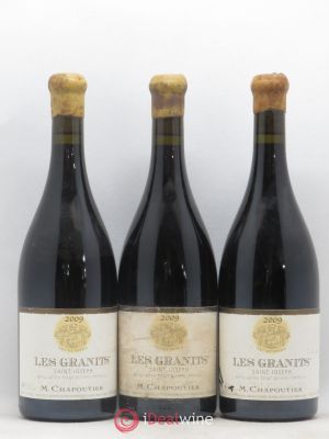 Saint-Joseph Les Granits Chapoutier  2009 - Lot of 3 Bottles