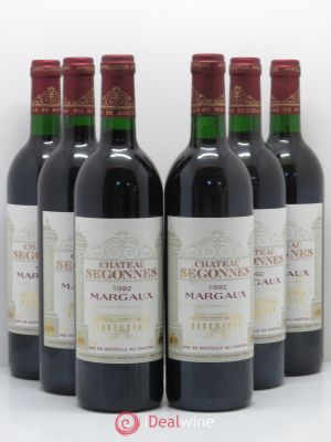 Château Segonnes  1992 - Lot of 6 Bottles