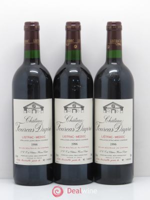 Château Fourcas Dupré  1996 - Lot of 3 Bottles