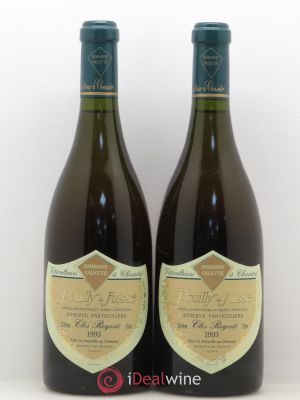 Pouilly-Fuissé Clos Reyssié Valette (Domaine)  1993 - Lot of 2 Bottles