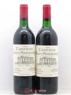 Château Haut Marbuzet  1996 - Lot of 2 Bottles