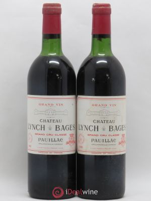 Château Lynch Bages 5ème Grand Cru Classé  1981 - Lot de 2 Bouteilles