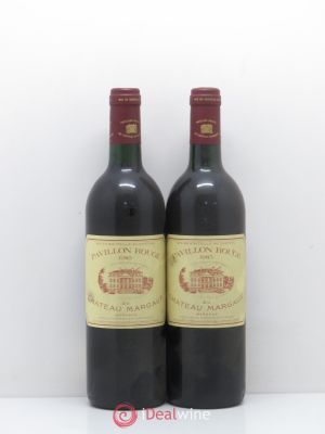 Pavillon Rouge du Château Margaux Second Vin  1985 - Lot de 2 Bouteilles