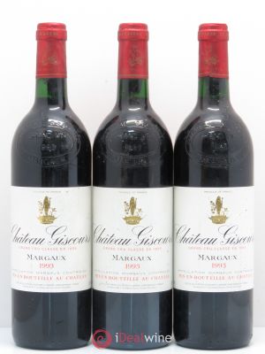 Château Giscours 3ème Grand Cru Classé  1993 - Lot of 3 Bottles