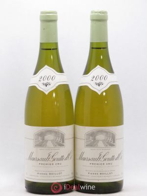 Meursault 1er Cru Goutte d'Or Pierre Boillot 2000 - Lot of 2 Bottles