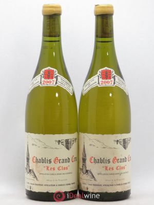 Chablis Grand Cru Les Clos René et Vincent Dauvissat  2007 - Lot de 2 Bouteilles