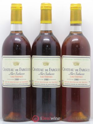 Château de Fargues  1989 - Lot of 3 Bottles