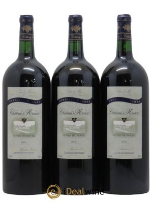 Côtes de Bourg Vieilles Vignes Château Nodoz 2000 - Lot of 3 Magnums