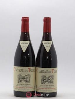 Côtes du Rhône Château des Tours E.Reynaud  2015 - Lot of 2 Bottles