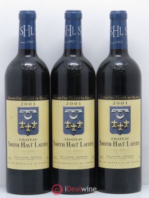 Château Smith Haut Lafitte Cru Classé de Graves  2001 - Lot of 3 Bottles