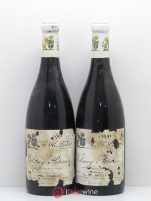 Volnay 1er Cru Les Pitures Domaine Jean Marc Boillot 1991 - Lot of 2 Bottles