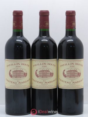 Pavillon Rouge du Château Margaux Second Vin  2000 - Lot of 3 Bottles