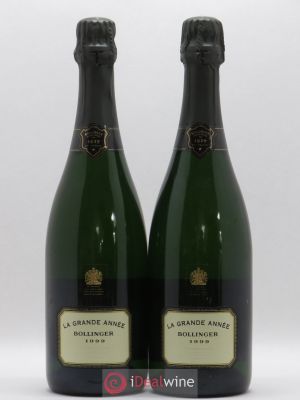 Grande Année Bollinger  1999 - Lot of 2 Bottles