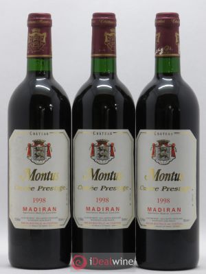Madiran Château Montus-Prestige Alain Brumont  1998 - Lot of 3 Bottles