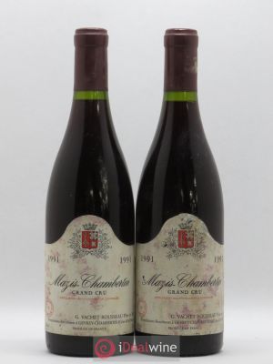 Mazis-Chambertin Grand Cru Domaine Vachet Rousseau 1991 - Lot of 2 Bottles
