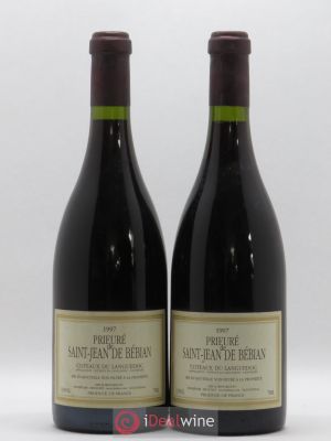 Coteaux du Languedoc Prieuré St-Jean de Bébian Chantal Lecouty et Jean Claude Le Brun  1997 - Lot of 2 Bottles
