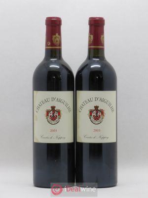 Château d'Aiguilhe  2003 - Lot of 2 Bottles
