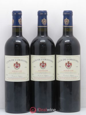 Clos de l'Oratoire Grand Cru Classé  1998 - Lot of 3 Bottles