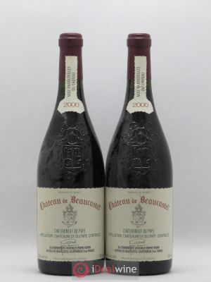 Châteauneuf-du-Pape Château de Beaucastel Jean-Pierre & François Perrin  2000 - Lot of 2 Bottles