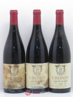 Chinon Clos de La Cure Domaine Charles Joguet 1997 - Lot of 3 Bottles