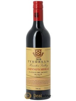 Hunter Valley Tyrrell's Wines Johnno's Shiraz  2018 - Lot de 1 Bouteille