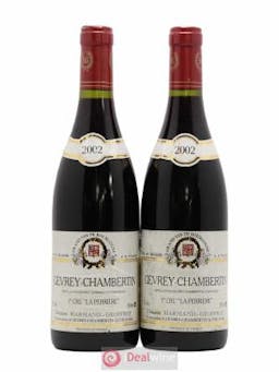 Gevrey-Chambertin 1er Cru La Perrière Harmand-Geoffroy (Domaine)  2002 - Lot of 2 Bottles