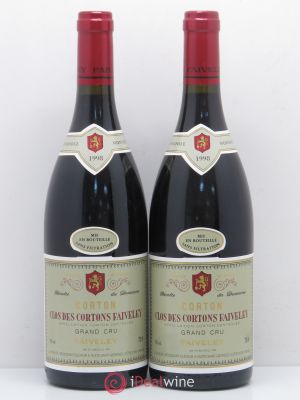 Corton Grand Cru Clos des Cortons Faiveley (Domaine)  1998 - Lot of 2 Bottles