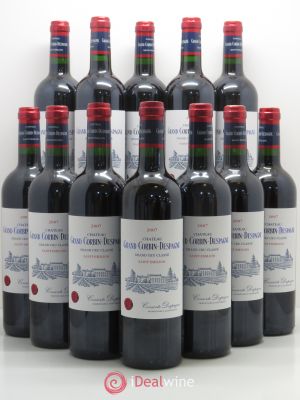 Château Grand Corbin Despagne Grand Cru Classé  2007 - Lot of 12 Bottles