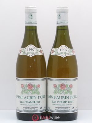 Saint-Aubin 1er Cru Les Champlots Gilles Bouton 1997 - Lot of 2 Bottles