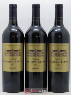 Château Cantenac Brown 3ème Grand Cru Classé  2015 - Lot of 3 Bottles