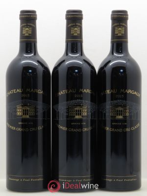 Château Margaux 1er Grand Cru Classé  2015 - Lot of 3 Bottles