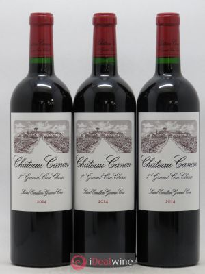 Château Canon 1er Grand Cru Classé B  2014 - Lot of 3 Bottles