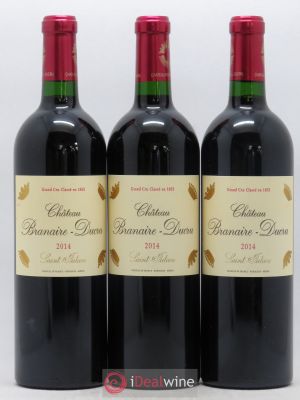 Château Branaire Ducru 4ème Grand Cru Classé  2014 - Lot of 3 Bottles