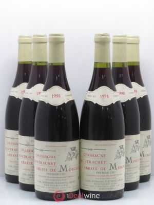 Chassagne-Montrachet 1er Cru Abbaye de Morgeot Fleurot Larose 1998 - Lot of 6 Bottles