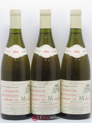 Chassagne-Montrachet 1er Cru Abbaye de Morgeot Fleurot Larose 2002 - Lot of 3 Bottles