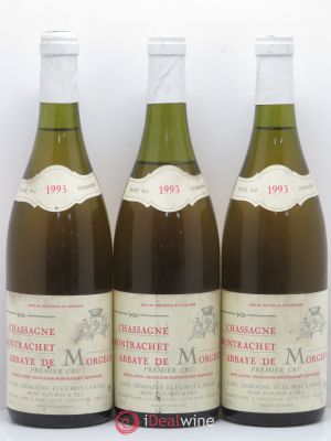 Chassagne-Montrachet 1er Cru Abbaye de Morgeot Fleurot Larose 1993 - Lot of 3 Bottles