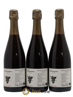 Extra Brut Rosé de Saignée Emmanuel Brochet   - Lot of 3 Bottles