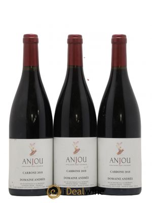 Anjou Carbone Andrée (Domaine) (no reserve) 2018 - Lot of 3 Bottles