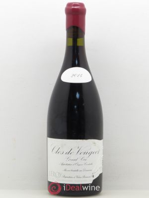 Clos de Vougeot Grand Cru Leroy (Domaine)  2014 - Lot of 1 Bottle