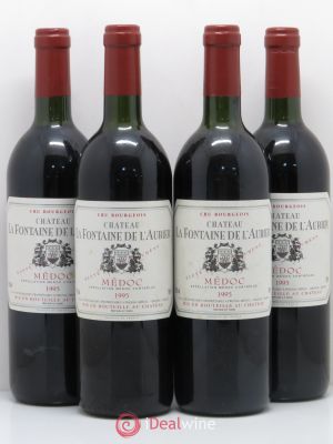 Médoc Château Fontaine de l'Aubier (no reserve) 1995 - Lot of 4 Bottles