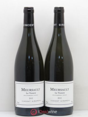 Meursault Les Tessons Vincent Girardin (Domaine)  2012 - Lot of 2 Bottles