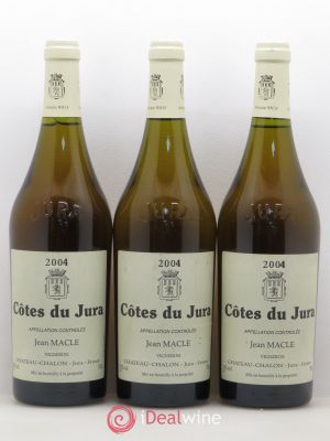 Côtes du Jura Jean Macle  2004 - Lot de 3 Bouteilles