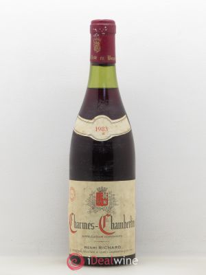 Charmes-Chambertin Grand Cru Henri Richard 1983 - Lot de 1 Bouteille