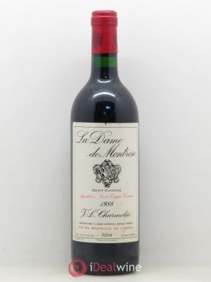 La Dame de Montrose Second Vin  1988 - Lot de 1 Bouteille