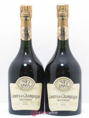 Comtes de Champagne Champagne Taittinger  1976 - Lot de 2 Bouteilles