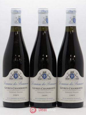 Gevrey-Chambertin Vieilles Vignes Domaine des Beaumont 2005 - Lot of 3 Bottles