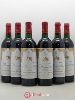 Château d'Armailhac - Mouton Baron(ne) Philippe 5ème Grand Cru Classé  1988 - Lot of 6 Bottles