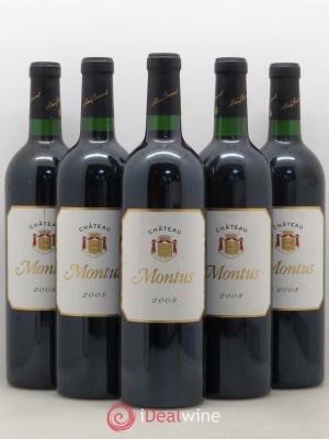 Madiran Château Montus Alain Brumont  2008 - Lot of 5 Bottles